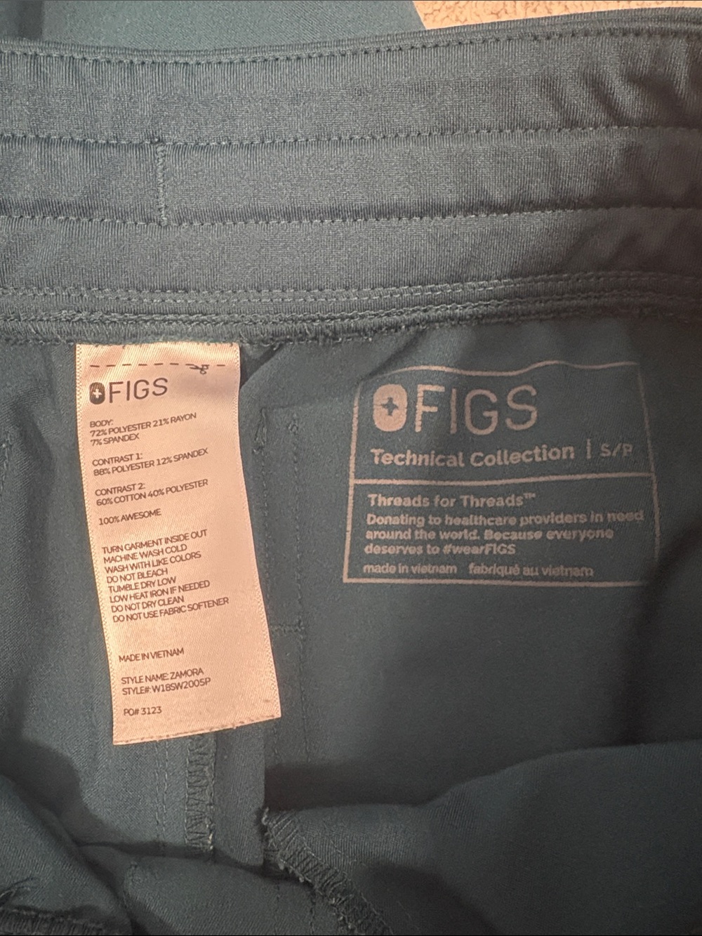 Figs Teal Scrub Joggers - Picture 2 of 6